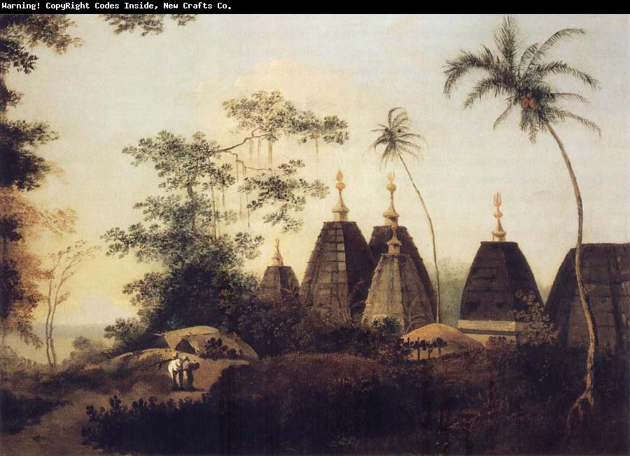 William Hodges A View of the Pagodas at Deoghur